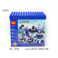 Promotional Police Building Block Toy for Baby with Bucket